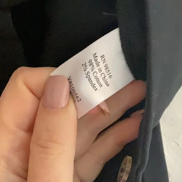 Coldwater Creek Natural Fit Cropped Pants, Size 6P, Black, NWT - Picture 9 of 11